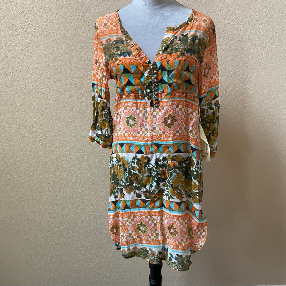 Aratta Multicolor Floral Dress